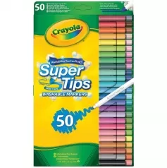 50 pennarelli superpunta lavabili