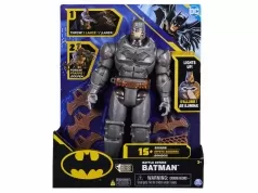 dc comics - batman deluxe battle strike con suoni - personaggio snodabile 30cm