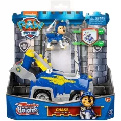 paw patrol rescue knights chase con veicolo