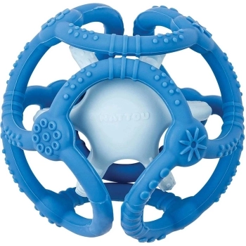 set 2 palline in silicone azzurro