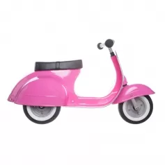 primo classic scooter cavalcabile in metallo - rosa