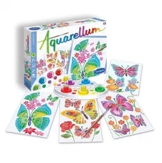 aquarellum junior - farfalle e fiori