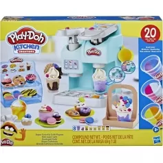play-doh - set caffetteria super colorata con 8 vasetti