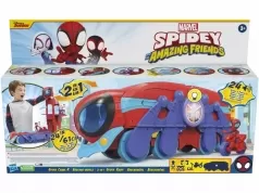 marvel spidey e i suoi fantastici amici - playset quartier generale mobile con personaggio e veicoli