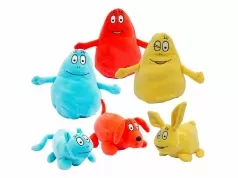 barbapapa peluche trasformabile 18cm assortito