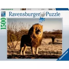 il leone re degli animali - puzzle 1500 pezzi