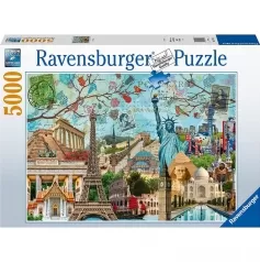 big city collage - puzzle 5000 pezzi