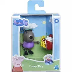 peppa pig - danny dog con nave giocattolo