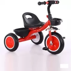 triciclo metal blitz rosso