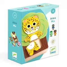 arbramix - puzzle in legno mix di animali