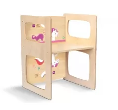 poltrona montessori in legno - principesse