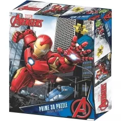 marvel avengers iron man - puzzle 3d 500 pezzi