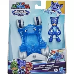 pj masks - veicolo animal power di gattoboy con personaggio