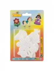hama basi piccole 3 pezzi midi - fiore, cavallo e principessa