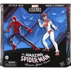 marvel legends series - spiderman - spider-man e marvel's spinneret