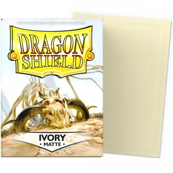 dragon shield standard sleeves - ivory matte (100 bustine protettive)