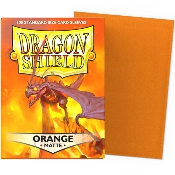 dragon shield standard sleeves - matte orange (100 bustine protettive)