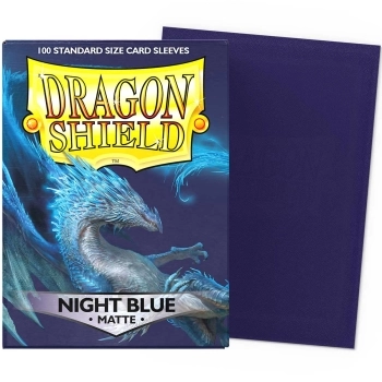 dragon shield standard sleeves - matte night blue (100 bustine protettive)