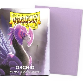 dragon shield standard sleeves - dual matte orchid "emme" (100 bustine protettive)