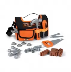 black+decker - borsa porta attrezzi con 21 accessori