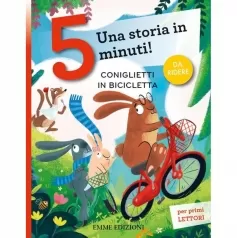 coniglietti in bicicletta. stampatello maiuscolo. ediz. a colori
