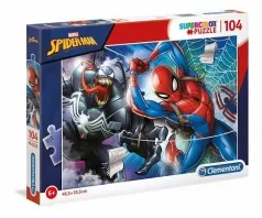 spiderman vs venom - puzzle 104 pezzi