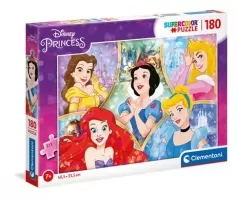 cinque principesse disney - puzzle 180 pezzi