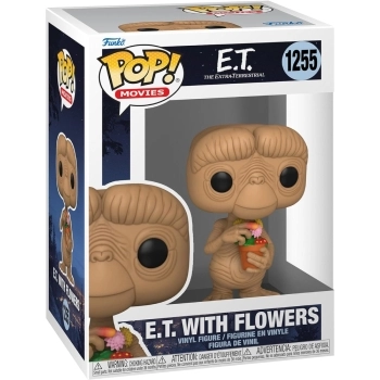 e.t. the extra-terrestrial - e.t. with flowers - funko pop 1255