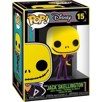 disney - jack skellington black light - funko pop 15