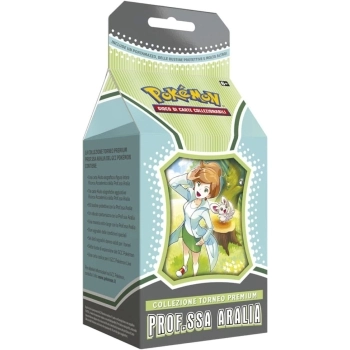pokemon gcc - collezione torneo premium professoressa aralia