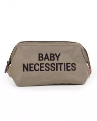 baby necessities - beauty case - 27 x 13 x 15 cm - kaki