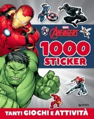 1000 stickers marvel avengers. ediz. a colori