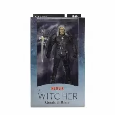 netflix the witcher - geralt di rivia action figure 18cm