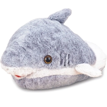 peluche scaldapiedi - squalo 30cm