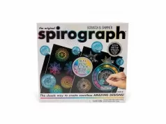 spirograph scratch and shimmer - spirografo con accessori