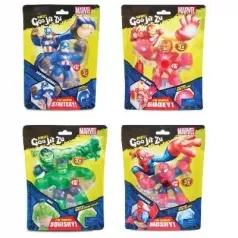 heroes of goo jit zu - eroi marvel - personaggio singolo 13cm