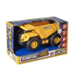 teamsterz jcb camion con cassone ribaltabile luci e suoni