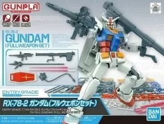 eg gundam rx-78-2 full weapon set - entry grade