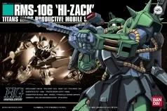 hguc rms-106 'hi-zack' titans masc productive mobile suit 1/144