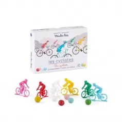 il gioco dei ciclisti con biglie