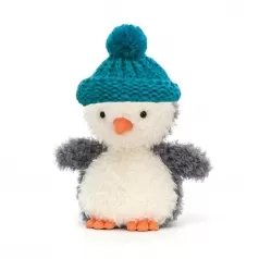 wee pinguino invernale cappello verde acqua