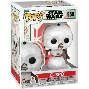 star wars: holiday - c-3po - funko pop 559