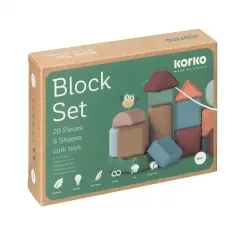 korko piccoli architetti - box da 20 pezzi