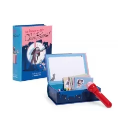 cofanetto lampada proietta storie, cane puzzone