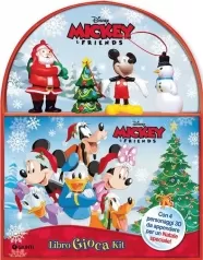 mickey & friends - libro gioca kit di natale