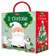 il natale. q-box. con 10 figure natalizie. con puzzle