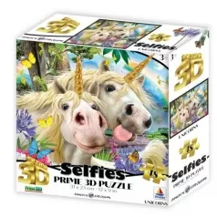 unicorn selfie - puzzle 3d 48 pezzi