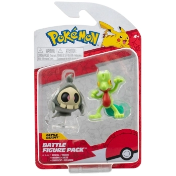 pokemon - battle figure - treecko & duskull