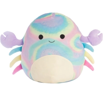 squishmallows - christabel il granchio viola - peluche 20cm