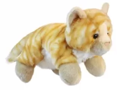 ginger gatto arancione - marionetta peluche 30cm
